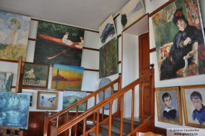 Primer estudio de Claude Monet en su casa de Giverny