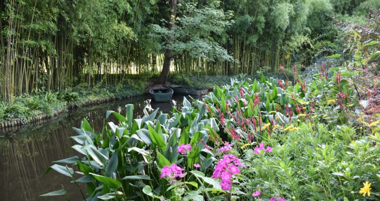 Giverny barcos y bambus